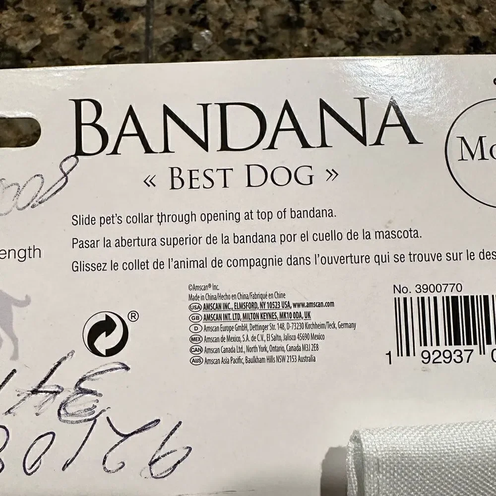 Pair of best dog bandannas.